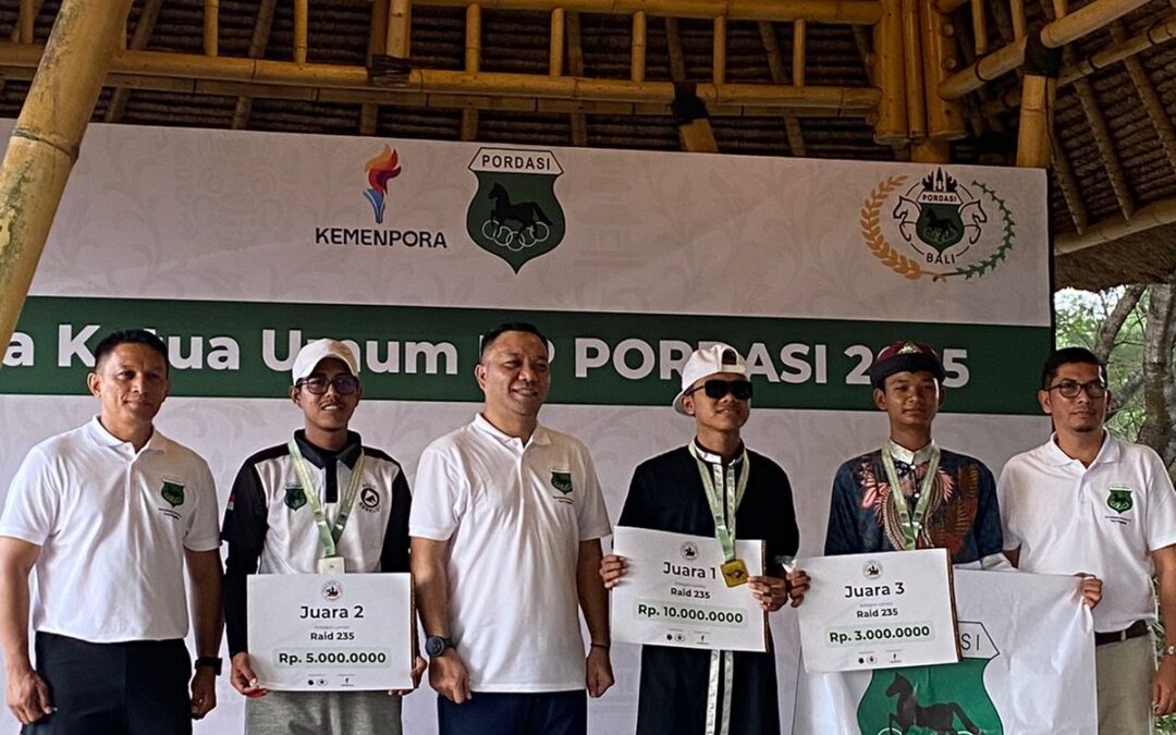 Atlet Horseback Archery Jawa Barat, Kaisar Akhtar, Raih Juara 3 di Piala Ketua Umum PP Pordasi Pusat Kategori Raid 234
